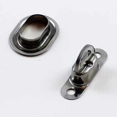 Drehverschluss für Ovalösen in Messing 22,5 x 13,50 mm